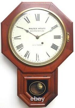 Seth Thomas Wooden Mantel Clock American Victorian Rare Mahogany Case 8 day 60cm