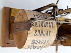 Seth Thomas (early) Calendar Movement Ca. 1862-65 Hard To Find