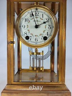 Seth Thomas mercury pendulum brass clock # D11622