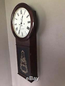 Seth thomas #2 Wall Regulator Clock Beautiful