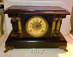 Seth thomas Mantle Clock Adamantime 1881 pat. WithPedulum & Key