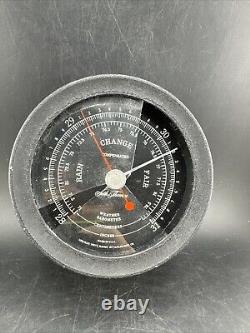 Seth thomas seasprite 3 weather barometer centimeters compensated Broke Glass