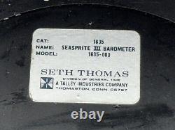 Seth thomas seasprite 3 weather barometer centimeters compensated made in usa