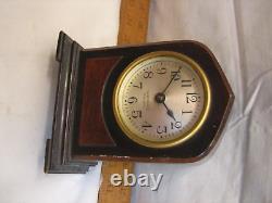 Small Seth Thomas Wood Mantle Gothic Clock Beehive Westminster 4-Jewel Shelf