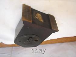 Small Seth Thomas Wood Mantle Gothic Clock Beehive Westminster 4-Jewel Shelf