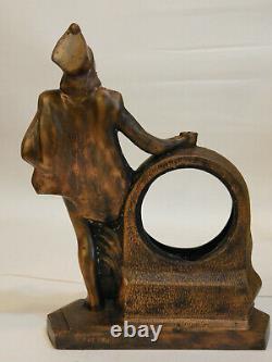 Spelter Clock Base Bronze Tone Marching Band Leader Seth Thomas Sessions VTG