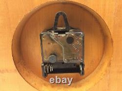 Square Wood Seth Thomas Wall Clock Quartz Talley Industries Untested Parts