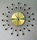 Starburst Sunburst Wall Clock Seth Thomas Mid Century Eames Era 22 Mint Rare