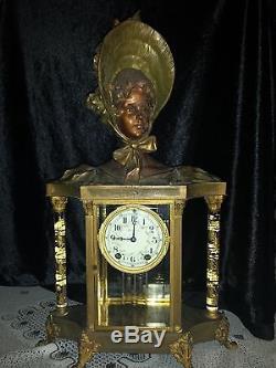 Stunning Huge Antique Seth Thomas Empie 31 Clock Very Rare