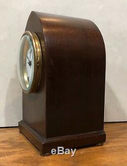 Tiny Seth Thomas Essex 8 Day Key Wind Mantel Table Shelf Clock