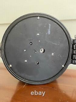 U. S. Government M Low Black Bakelite Mark I Deck/Ships Clock Korea, Vietnam Era