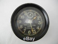 U. S. Navy WW II Mark I Boat Clock Seth Thomas