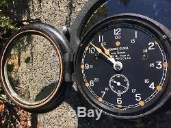 US Navy Seth Thomas WW2 Mark 2 Model 0 Zig Zag Course Clock