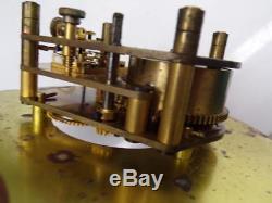 USN US Navy WW2 7 Seth Thomas Ship's Bulkhead Clock Movement Nickel Case D331