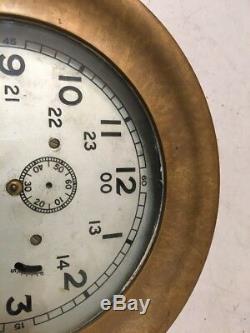 Unusual Rare M Low Waltham Ships Clock Case Parts Chelsea Seth Thomas Era