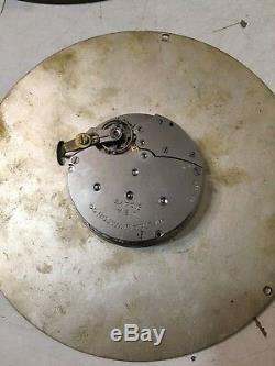 Unusual Rare M Low Waltham Ships Clock Case Parts Chelsea Seth Thomas Era