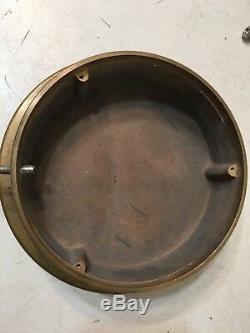 Unusual Rare M Low Waltham Ships Clock Case Parts Chelsea Seth Thomas Era