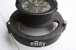 VINTAGE NAUTICAL NAVY SETH THOMAS WW2 Ships Course Clock Mark 2 Model 1 ESTATE