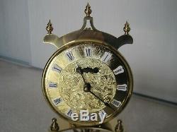 VINTAGE SETH THOMAS DOME ANNIVERSARY CLOCK WEST GERMANY WORKING ACCURATE With KEY