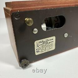 VINTAGE SETH THOMAS SPEED READ FLIP CLOCK ELECTRIC WORKS 1960s Mid Century