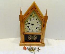 VINTAGE Seth Thomas SHARON 8-Day Chime MANTLE CLOCK German MECHANICAL ANALOG