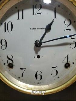 VTG 1919 Seth Thomas Mantle Clock, a beautifully kept clock, works beautifully