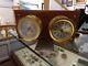 Vtg. Seth Thomas Ship Clock And Compensated Weather Barometer-corcair Model