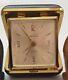 Very Rare Antique Seth Thomas Travel Clock In A Leather Case