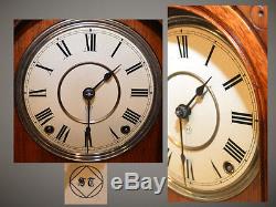 Very Rare Seth Thomas Lafayette 1883 Fine City Series Antique Cabinet Clock