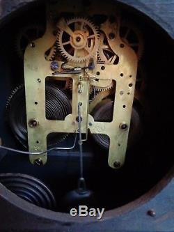 Victorian Seth Thomas Adamantine Mantle Clock. Stamped 7981i