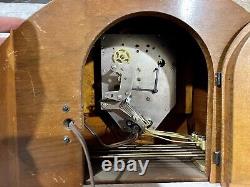 Vint. Seth Thomas Simsbury Art Deco Westminster chime mantel clock Electric