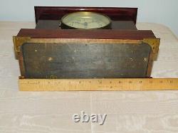 Vintage 11 1/2 High 12 3/4 Wide Seth Thomas Wind Up Mantel Clock Not Working