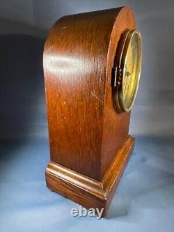 Vintage 13 Seth Thomas Simple Wood Clock WORKING Chimes See Video 4689