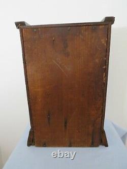 Vintage 1860s Seth Thomas Key Wind 30 Hour Spring Clock Mantle Parlor Cottage