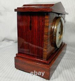 Vintage 1889 Seth Thomas (8-day) Mantel Clock with Key TESTED & WORKS