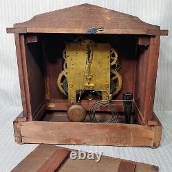 Vintage 1889 Seth Thomas (8-day) Mantel Clock with Key TESTED & WORKS