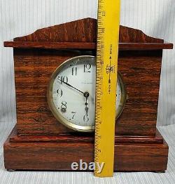 Vintage 1889 Seth Thomas (8-day) Mantel Clock with Key TESTED & WORKS