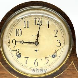 Vintage 1937 SETH THOMAS 8 Day Mantel Clock NO. 891 Pendulum Movement Sentinel 19