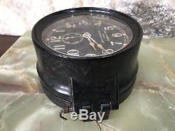 Vintage 1943 U. S. Navy Ww II Mark I-deck Seth Thomas 60200 Ships Clock Working