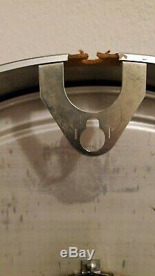 Vintage 1950s Seth Thomas Electric 24 Hour UTC Dial Wall Clock