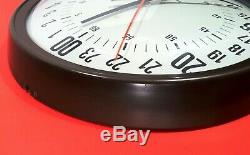 Vintage 1950s Seth Thomas Electric 24 Hr Dial Okinawa Army Vet Owned Wall Clock