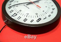 Vintage 1950s Seth Thomas Electric 24 Hr Dial Okinawa Army Vet Owned Wall Clock