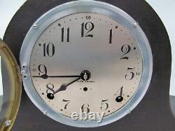 Vintage 8 Day Seth Thomas Key Wind Chiming Mantel Clock Sentinel 3