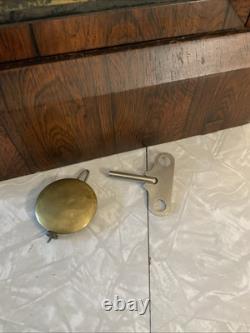 Vintage ANTIQUE SETH THOMAS COTTAGE 30 HR Cherub Glass Door MANTEL CLOCK
