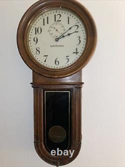 Vintage ANTIQUE SETH THOMAS WEIGHT DRIVEN WALL CLOCK -Untested-parts Or repair