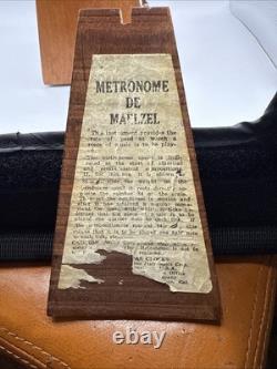 Vintage Antique Metronome De Maëlzel St Seth Thomas Clocks Usa. Thomaston Conn