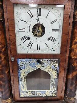 Vintage Antique Seth Thomas 32 Tall Column Mantel Clock