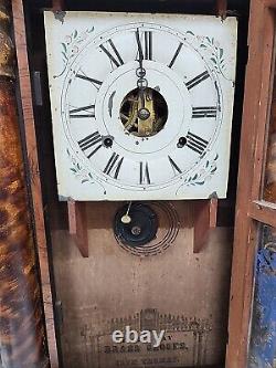 Vintage Antique Seth Thomas 32 Tall Column Mantel Clock