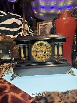 Vintage Antique Seth Thomas Adamantine Mantle Clock Gem