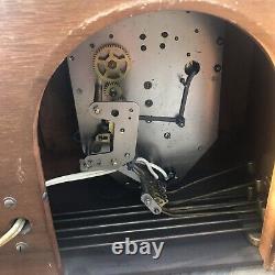 Vintage/Antique Seth Thomas Art Deco Mantle Clock Model 3708 For Parts/Repair